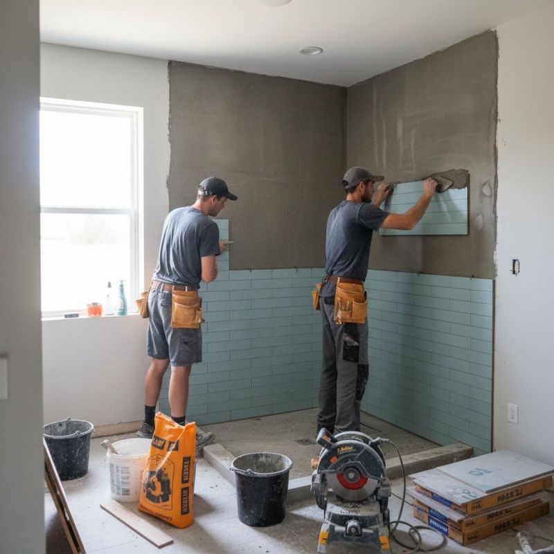 Tile Shower Floor Installation in Littleton, CO